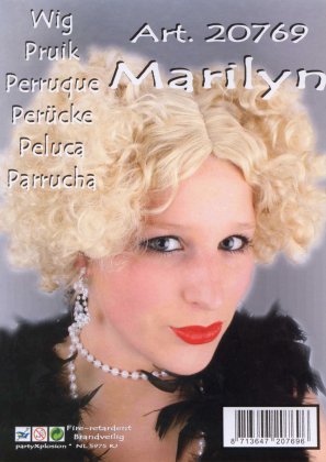 Pruik Marilyn Monroe blond