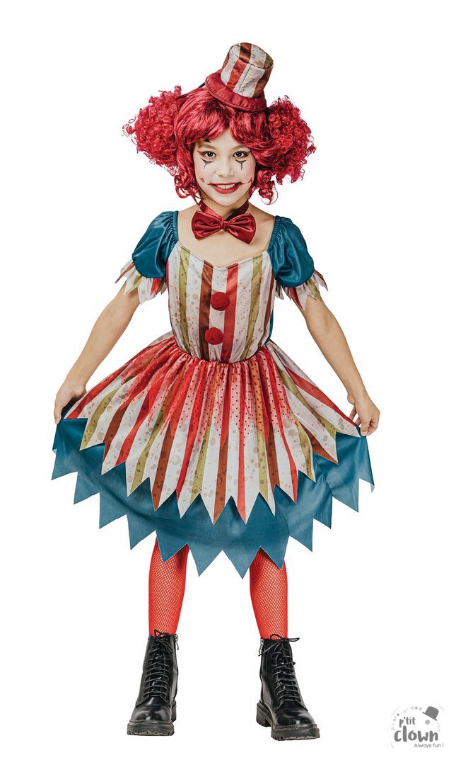 Meisjes Halloween Vintage Killer Clown Pakje 