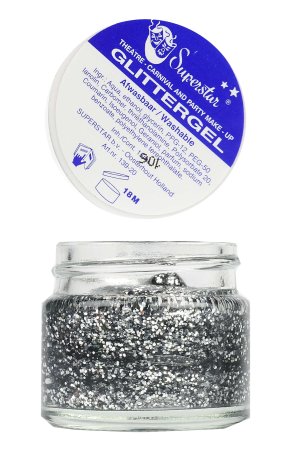 Gel Superstar glitterzilver