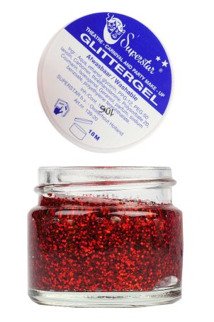 Gel Superstar glitterrood