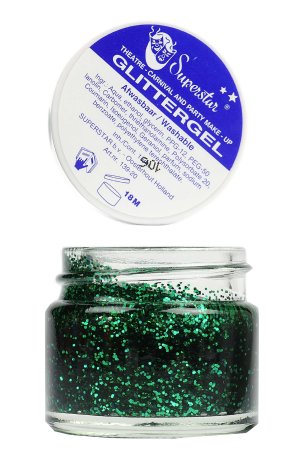 Gel Superstar glittergroen