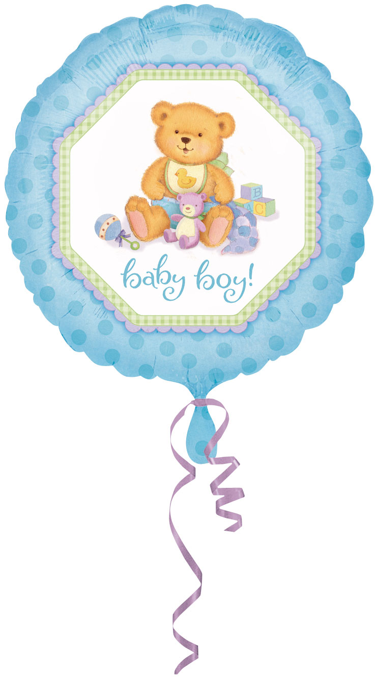 Ballon helium rond Baby boy