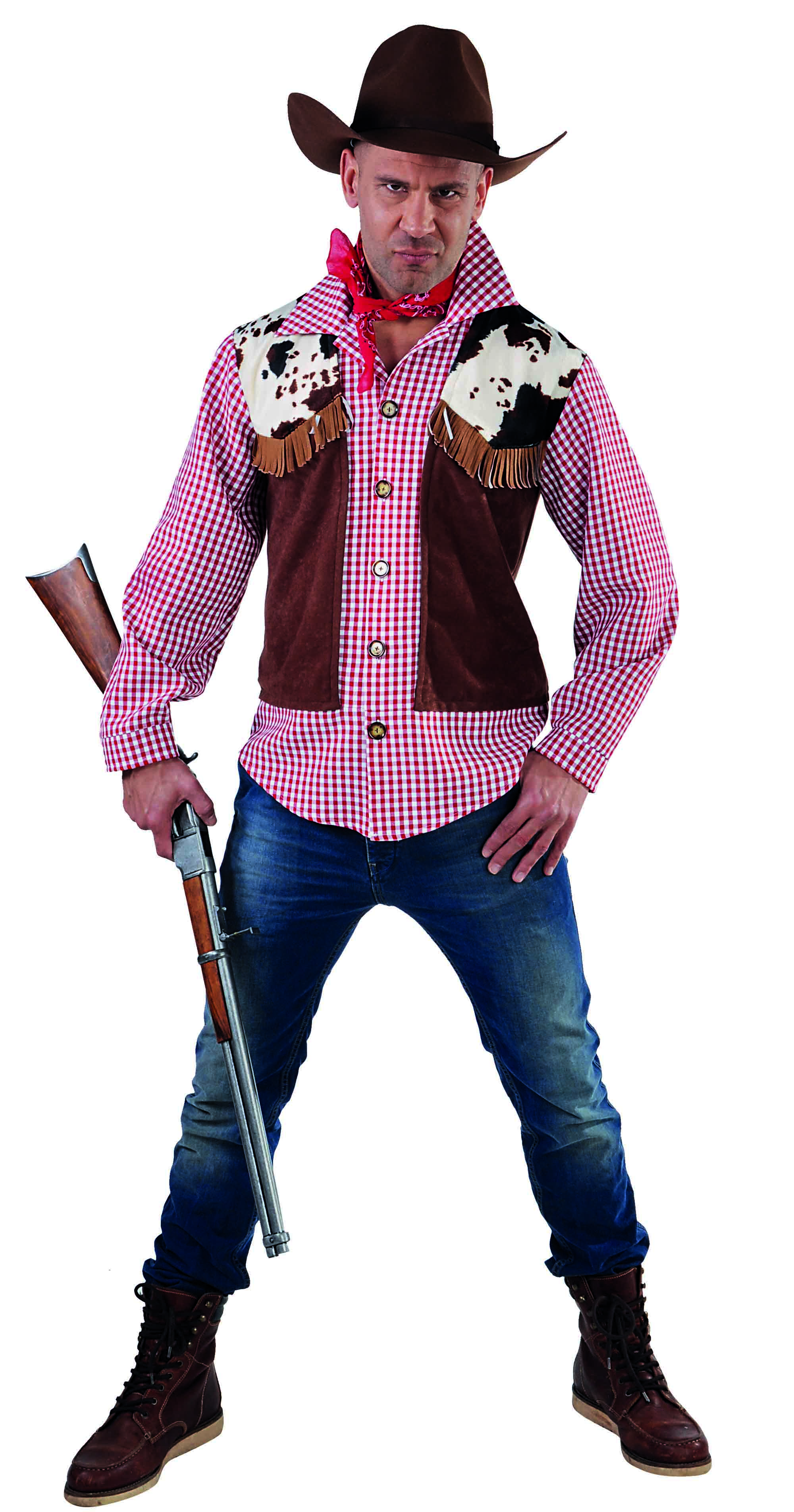 Cowboy Vest met Hemd