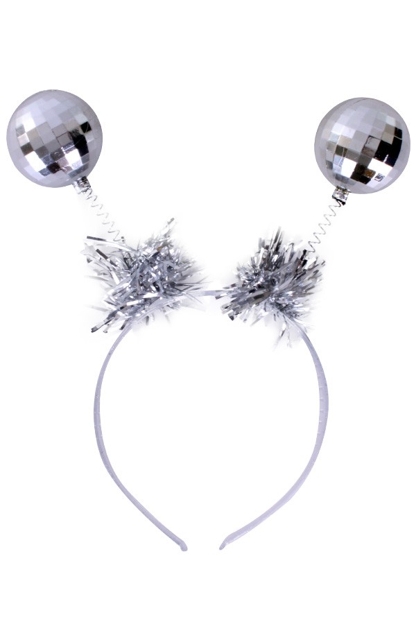 Diadeem Zilver met Discobollen