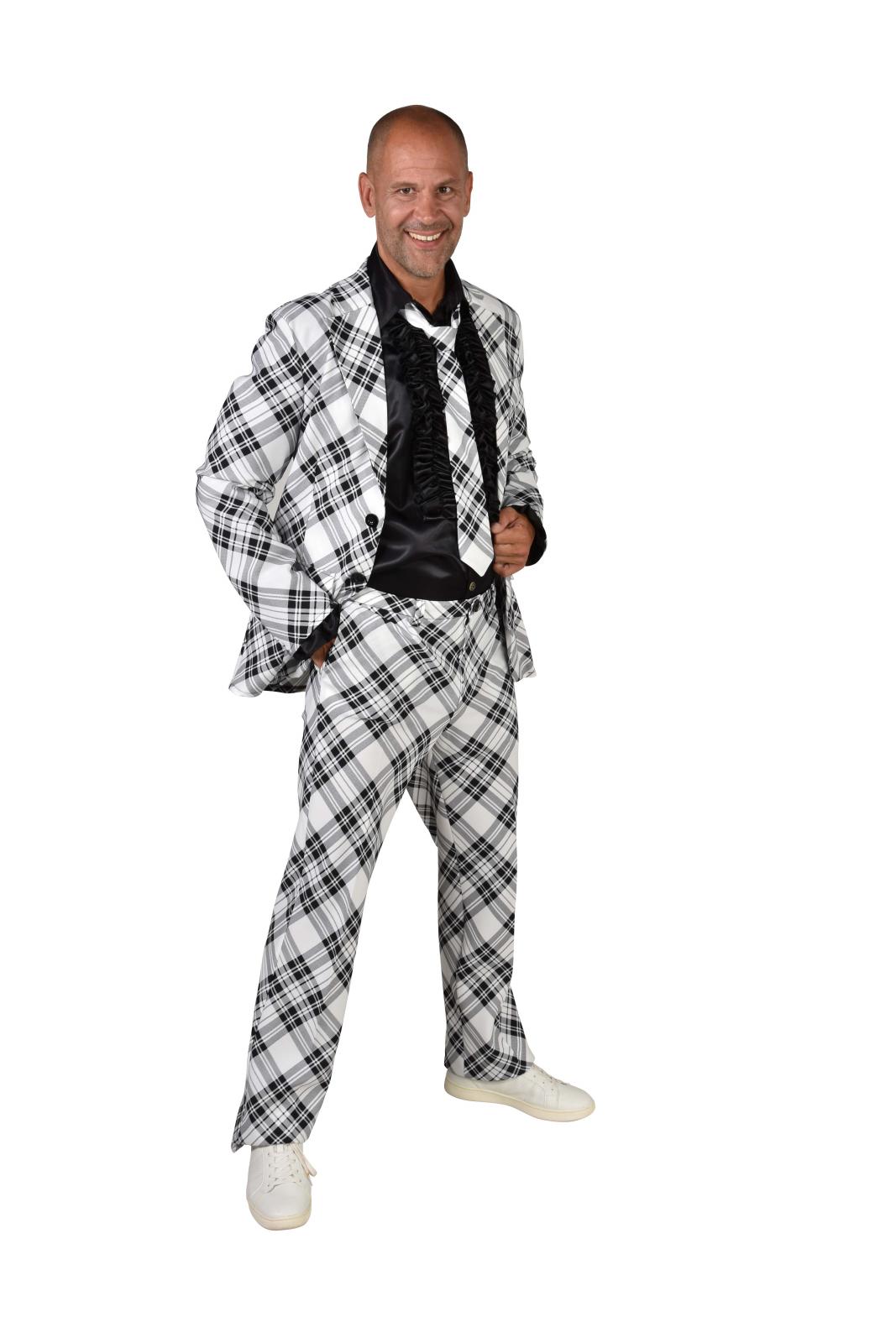 Kostuum Suit Black and White