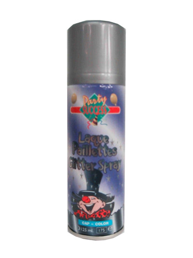 Hairspray glitter zilver 125 ml