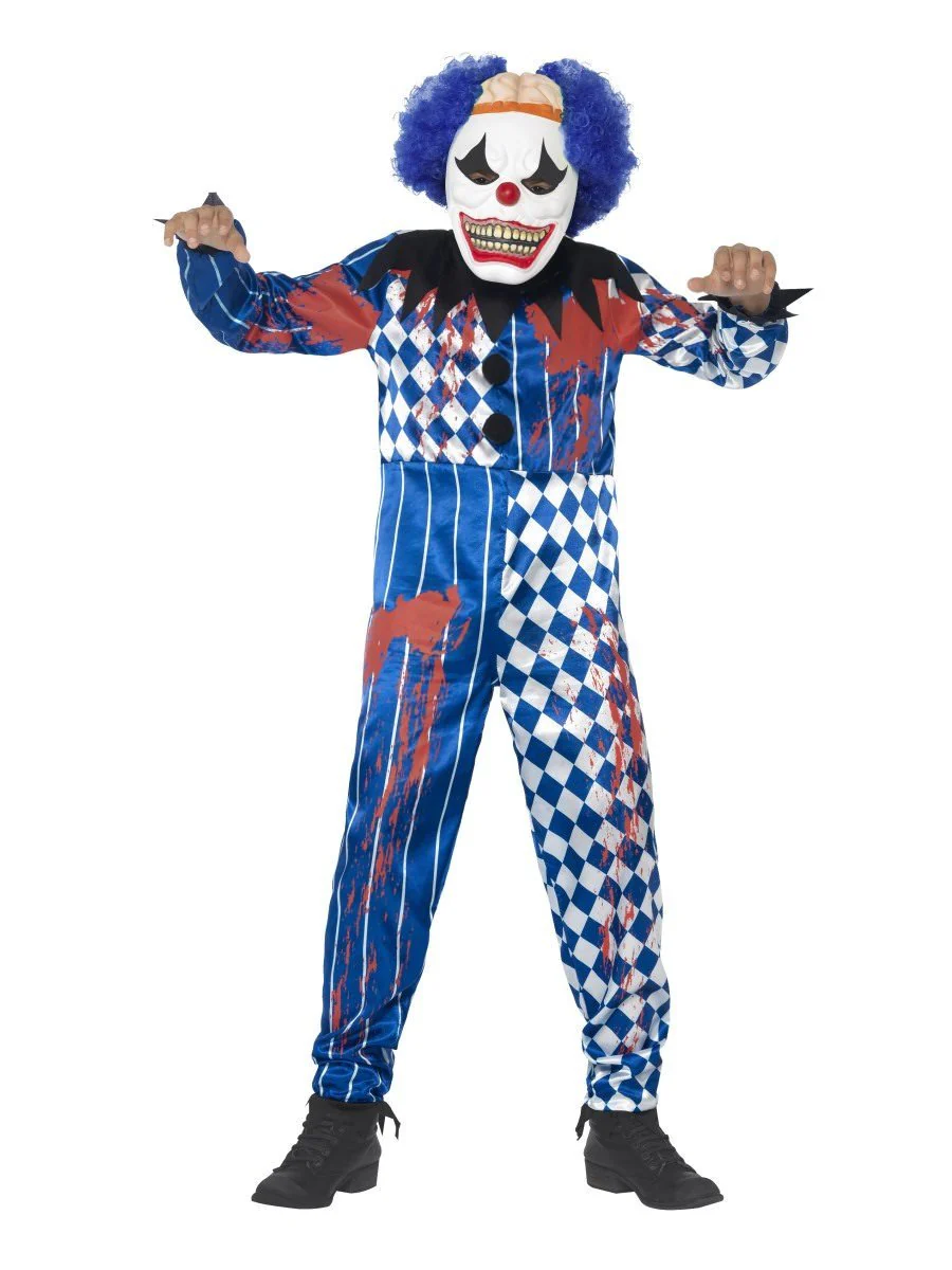 Halloween Verkleedpak Sinistere Clown Maat 144-158