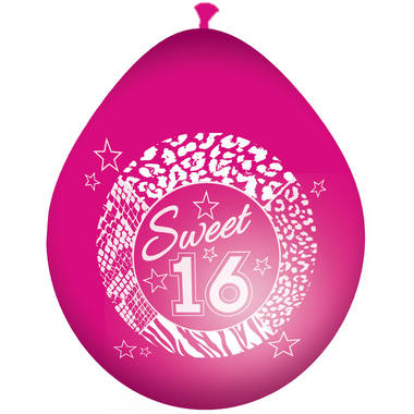 Ballonnen 16 jaar Sweet Sixteen