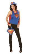 T-shirt Supergirl mouwloos met een cape