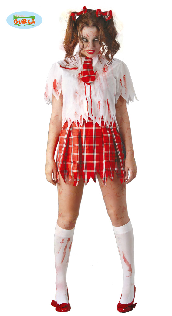 Kostuum Halloween Schoolmeisje
