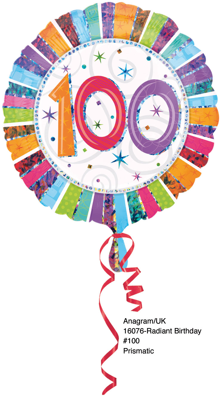 Ballon helium rond 100
