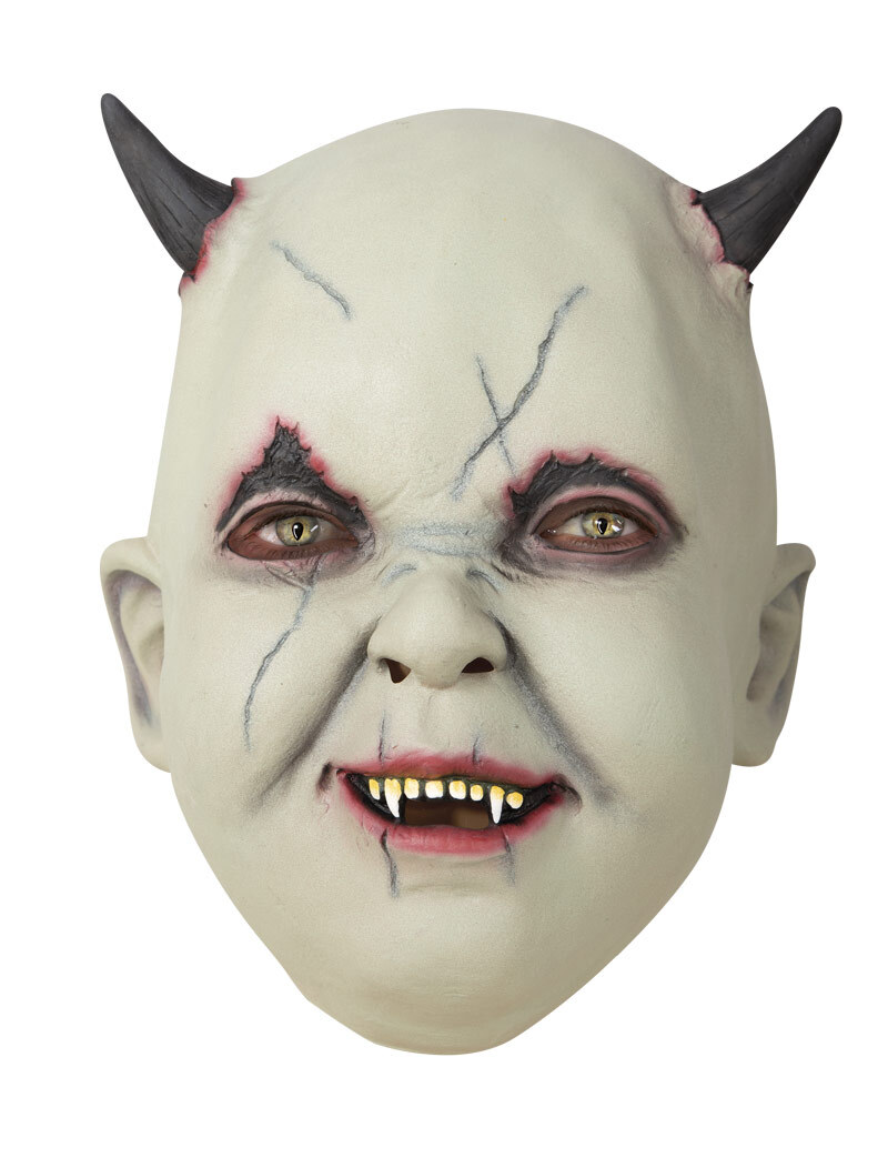 Hallloween Latex Verkleedmasker Little Devil