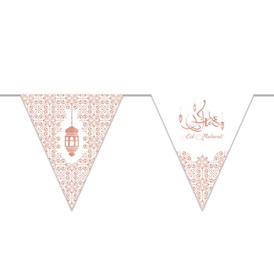 Vlaggenlijn Suikerfeest Offerfeest Eid Mubarak Papier 