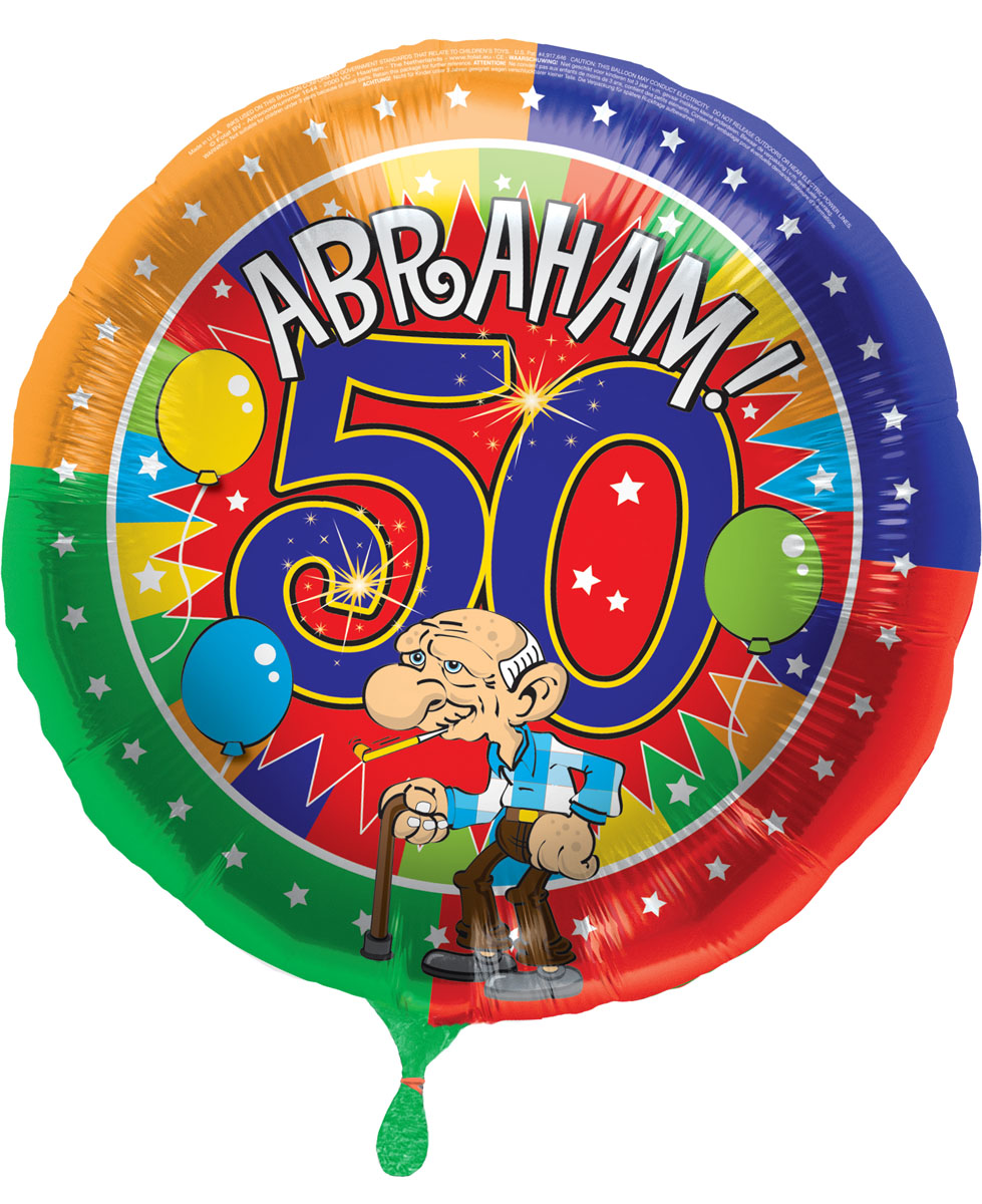 Ballon helium rond Abraham