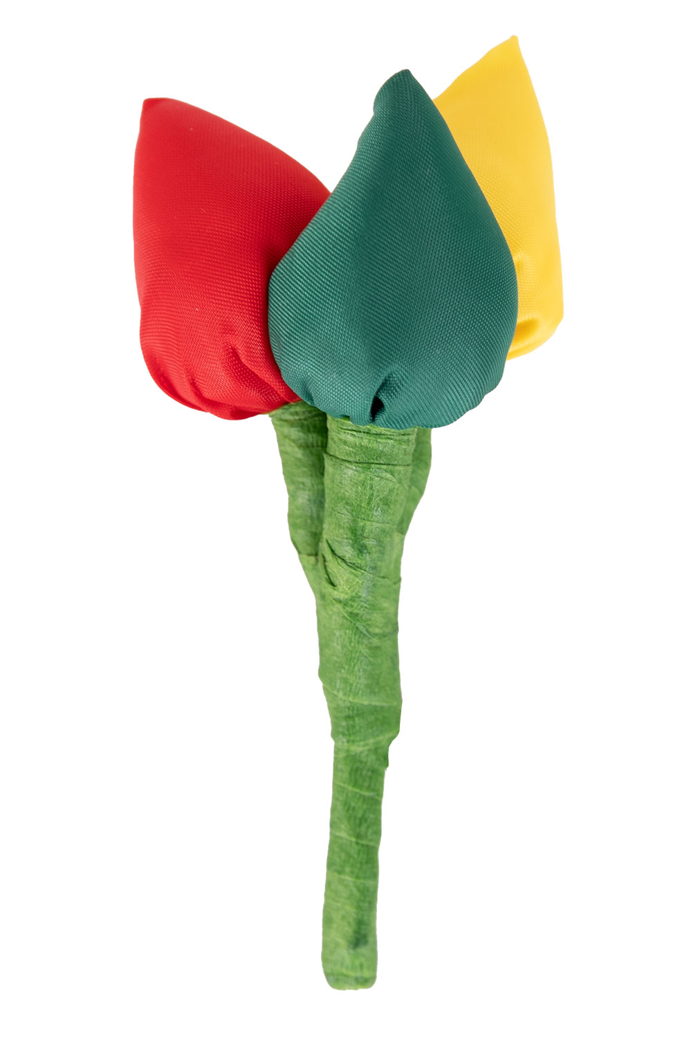 Broche Carnaval Rood-Geel-Groene Tulpen